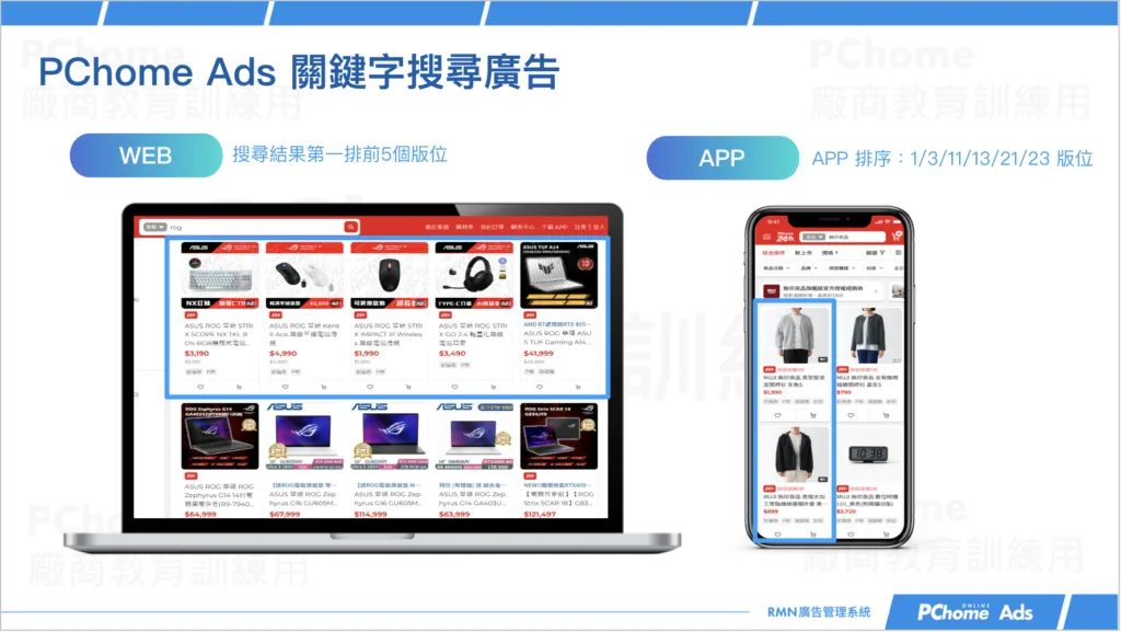 PChome RMN 關鍵字廣告：攔截高意圖搜尋需求